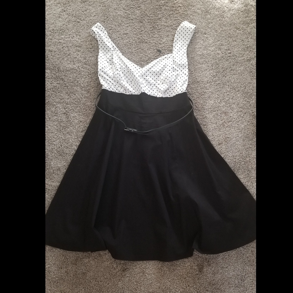 Black and White Dress